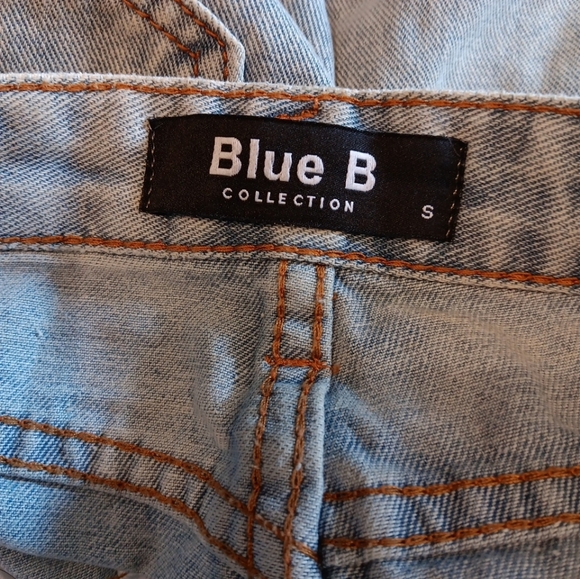 Blue B COLLECTION women's shorts with shiny sequins in front size S - Picture 5 of 5